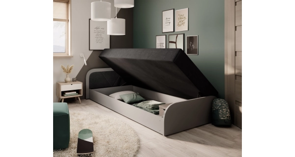 Válenda EULALIA 04, černá/šedá, levá