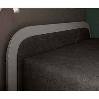 Válenda EULALIA 04, černá/šedá, levá