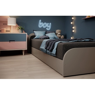 Válenda EULALIA 05, tmavě šedá/šedá, levá