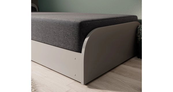 Válenda EULALIA 05, tmavě šedá/šedá, levá