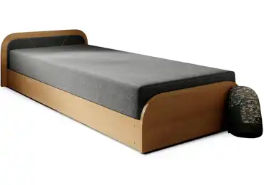 Válenda EULALIA 12, šedá/hnědá, levá