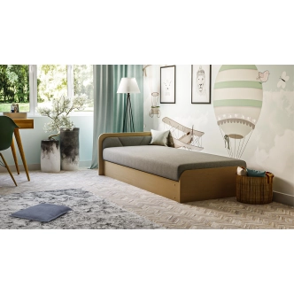 Válenda EULALIA 12, šedá/hnědá, levá