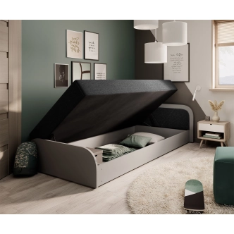 Válenda EULALIA 14, černá/šedá, pravá