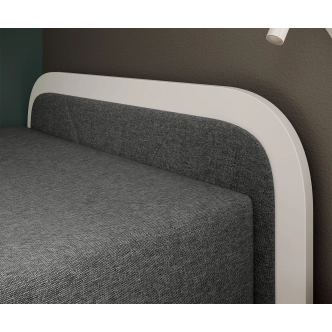 Válenda EULALIA 21, šedá/bílá, pravá