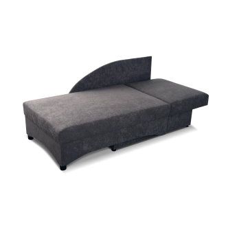 Válenda PAVONIA 3 pravá, hnědá látka/béžová látka