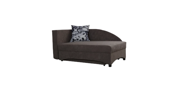 Válenda PAVONIA 4 levá, šedá látka