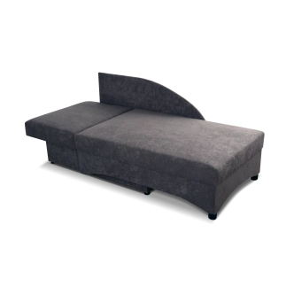 Válenda PAVONIA 4 levá, šedá látka