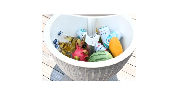 VAYANA, zahradní chladící stolek, šedá