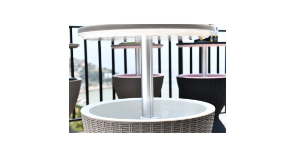 VAYANA, zahradní chladící stolek, šedá