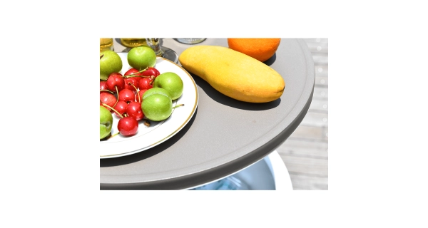 VAYANA, zahradní chladící stolek, šedá