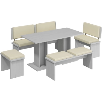 Velký stůl GURLAN, craft bílý, 5 let záruka