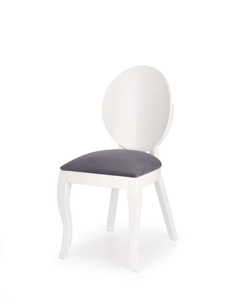 Jídelní židle ARAFA, bílá/šedá