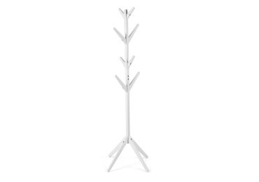 Věšák ARULOR, bílá, masiv borovice