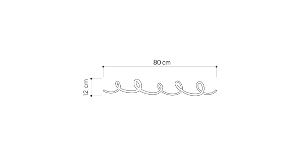 Věšák COSTA, černá