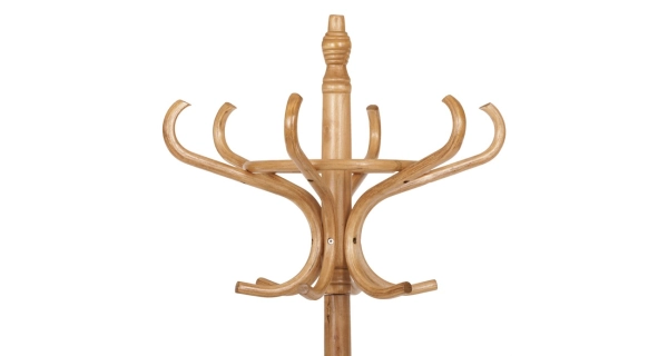 Věšák dřevěný RAMON, tmavý dub