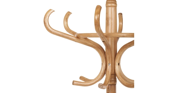 Věšák dřevěný RAMON, tmavý dub