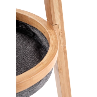 Věšák KRACIAN, bambus/šedá