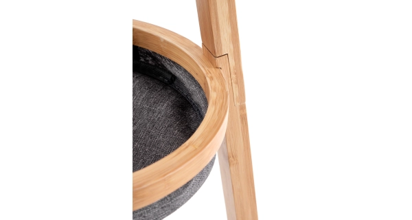 Věšák KRACIAN, bambus/šedá