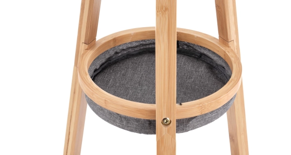 Věšák KRACIAN, bambus/šedá