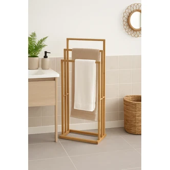 Věšák na ručníky ZANSI, bambus