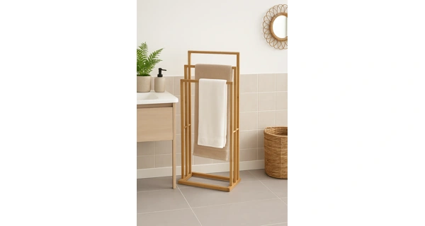 Věšák na ručníky ZANSI, bambus