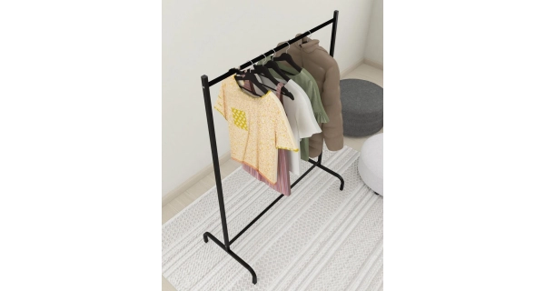 Věšák na šaty ERAKU, černý