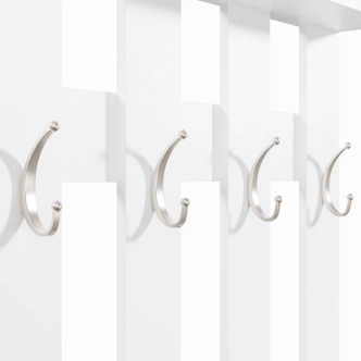 Věšák NEJBY MARIANA, bílý
