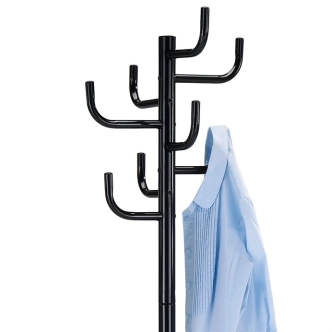 Věšák RONNIE, v. 182 cm, vysoký lesk černý