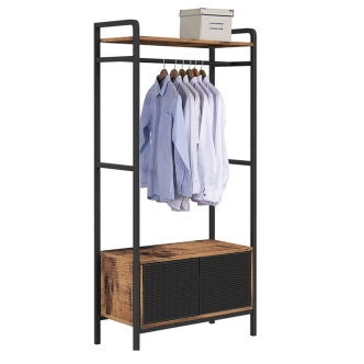 Věšák s botníkem NEJBY DALMINA, ořech DOPRODEJ