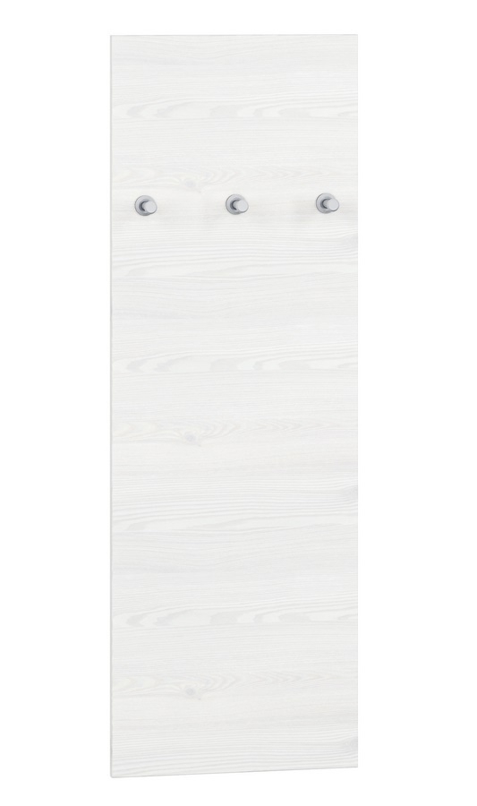 TURBIO věšáková stěna 34 cm, borovice sněžná/antracit