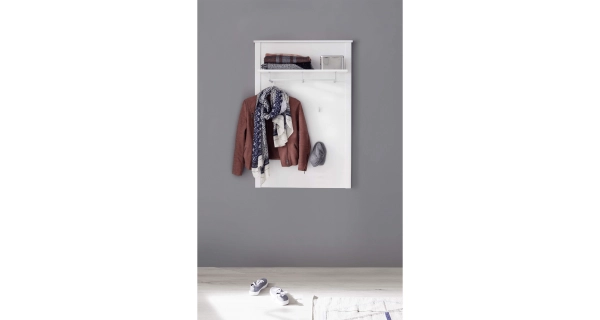 Věšákový panel GLOMERATA, bílá