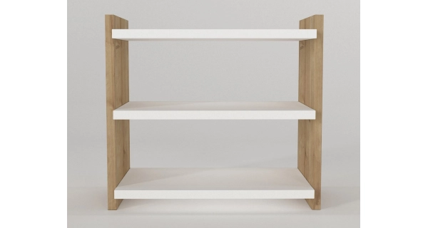 Víceúčelová police ARIEIRO, sapphire/bílá