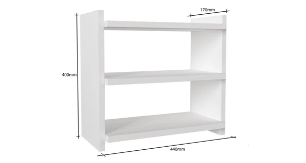 Víceúčelová police ARIEIRO, sapphire/bílá