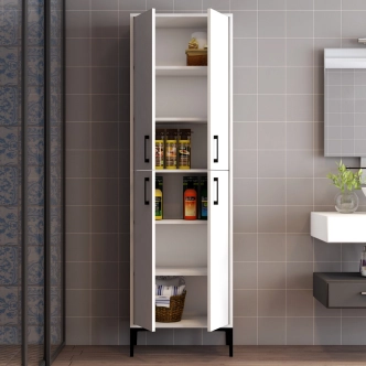 Víceúčelová skříň ALFRÉD, bílá