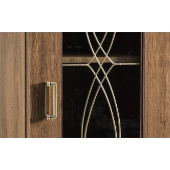 Vitrína ACHAO 2D2S, dub lefkas