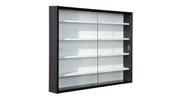 Vitrína CHIARA, černá/bílá