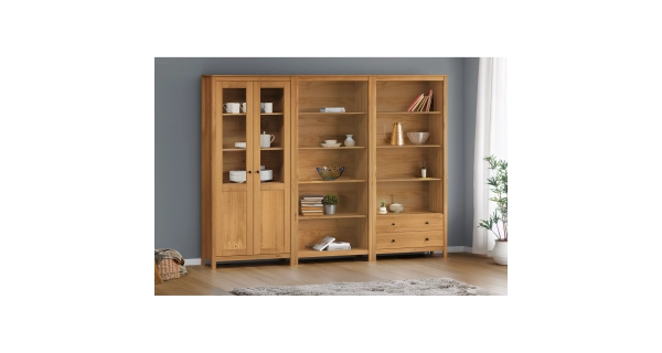 Vitrína DWAYNE 2D, vosk 