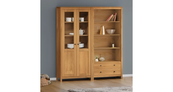 Vitrína DWAYNE 2D, vosk 