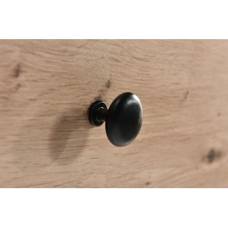 Vitrína FRAGILIS 2D na nohách, dub artisan/černá