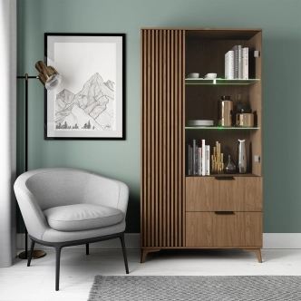 Vitrína GERTRUDA, dub artisan