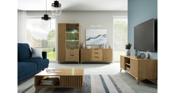 Vitrína GERTRUDA, dub artisan