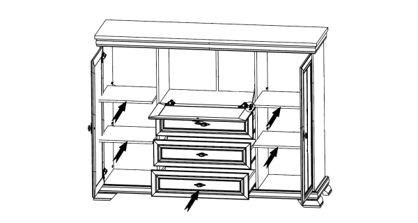 Vitrína MONEDULA 6, samoa king