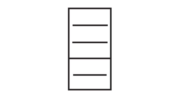 Vitrína SWED S3, jasan světlý