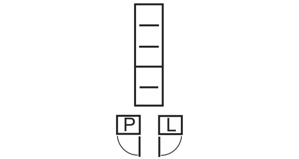 Vitrína SWED S4, jasan bílý