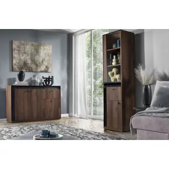 Vitrína TARAMI, ořech