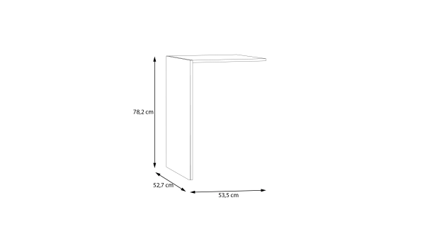 Vnitřní box do šatní skříně KEBAN 150 cm a 170 cm, šedá