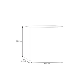 Vnitřní box do šatní skříně KEBAN 220 cm, šedá, 5 let záruka