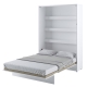 Výklopná postel HOYA I 140x200 cm, bílý lesk/bílý mat