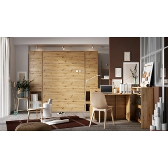 Výklopná postel HOYA XII 160x200 cm, dub artisan