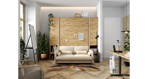 Výklopná postel HOYA XII 160x200 cm, dub artisan